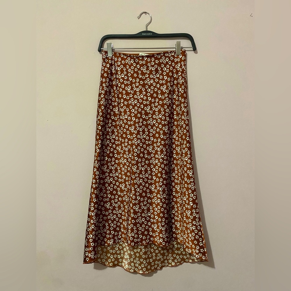 Abercrombie & Fitch silk flower skirt